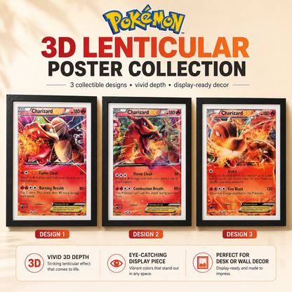 Pokemon 3D Poster COLLECTION - LUXKAN™
