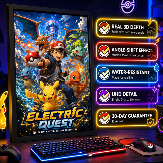 Pokemon 3D Poster COLLECTION - LUXKAN™