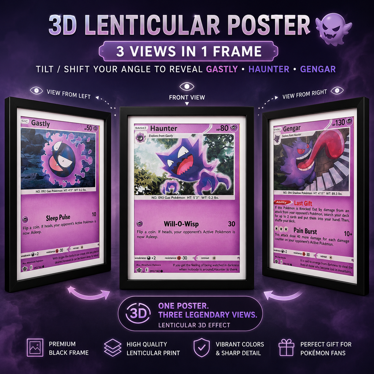 Pokemon 3D Poster COLLECTION - LUXKAN™
