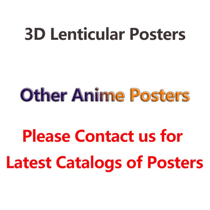 Anime One Piece Luffy  Gear 5 3D Lenticular Poster Flip Gradient Print Gifts Home Decor Wall Art(Without Frame)