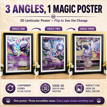 Pokemon 3D Poster COLLECTION - LUXKAN™