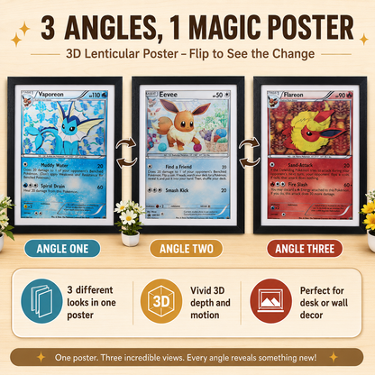 Pokemon 3D Poster COLLECTION - LUXKAN™
